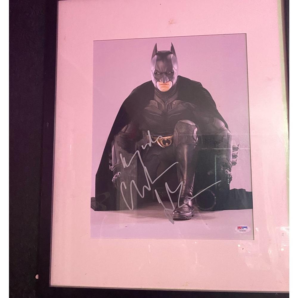 Batman with signature